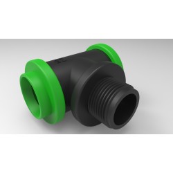 20mm X 3/4" Male T