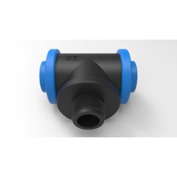 15mm X 1/2" Male T