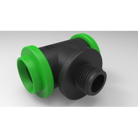 20mm X 1/2" Male T, Bag of 20