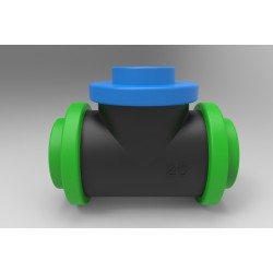 20mm - 15mm Reducing T, Bag of 20