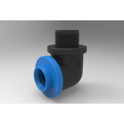 15mm X 3/4" Male Elbow, Bag...