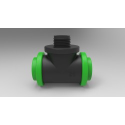 20mm X 1/2" Male T
