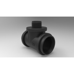 25mm X 1/2" Male T